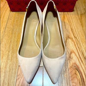 Tory Burch royal suede 40 mm pump